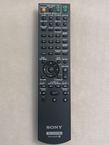 Control Sony Dav-hdz273 Hdx275 Hdx277 Hdz278 Hdx279 Hdx475