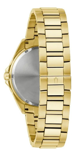 Reloj Bulova Phantom Cristales Dorado 97a179