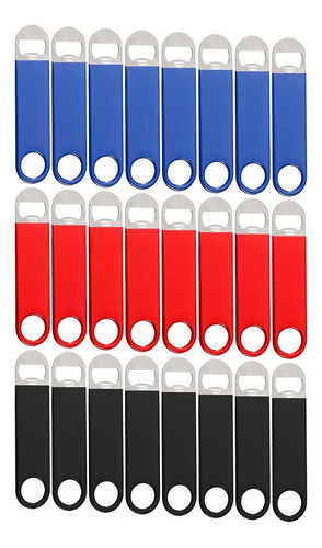 Abridor De Botellas Plano De 7 Pulgadas, 24 Unidades, Acero