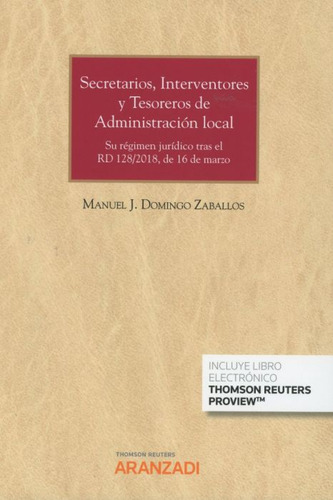 Secretarios Interventores Y Tesoreros De Administracion Loca
