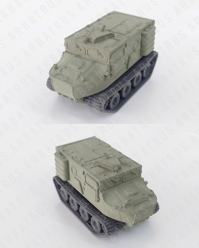 M76 Otter Escala 1:72 Arbatrus Verde Musgo