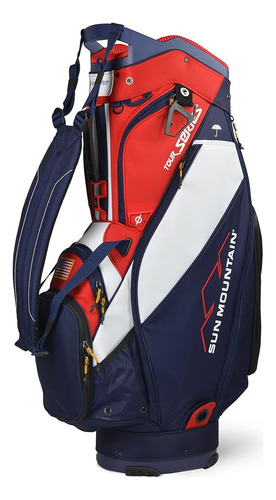 Sun Mountain Mens 2022 Tour Series Golf Cart Bag - Navy Whit