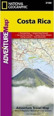 Costa Rica : Travel Maps International Adventure Map -  ...