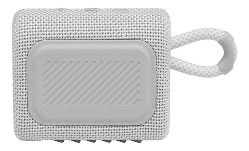 Parlante JBL Go 3 portátil con bluetooth waterproof white