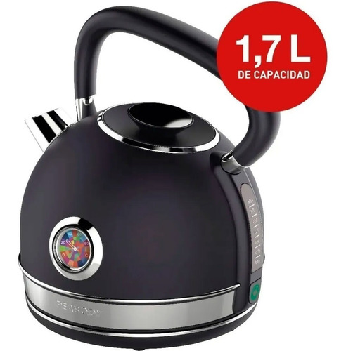 Imagen 6 de 6 de Pava Jarra Electrica Pe-kv8214 1.7 Lt Corte Mate Pc