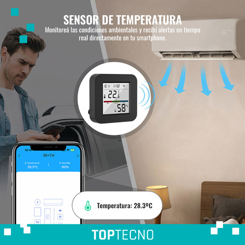 Control Remoto Smart Panel Sensor Temperatura Y Humedad App