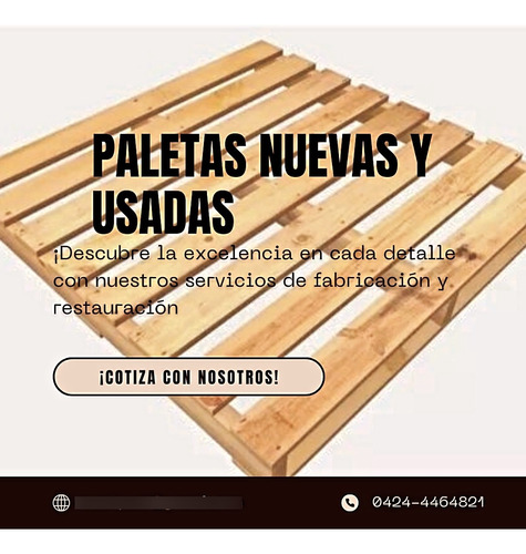 Paletas De Madera 1x1