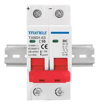 Comprar Disjuntor Dc Cc 16a 1000v Bipolar Painel Solar Fotovoltáico