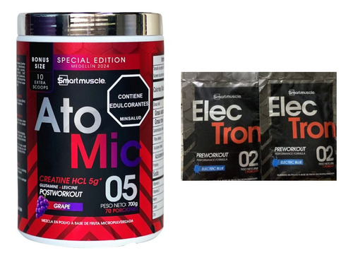 Atomic Smartmuscle 600gr - Unidad a $89900