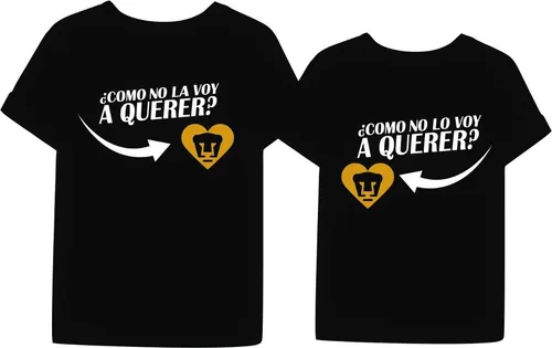 Playeras de outlet pumas para parejas