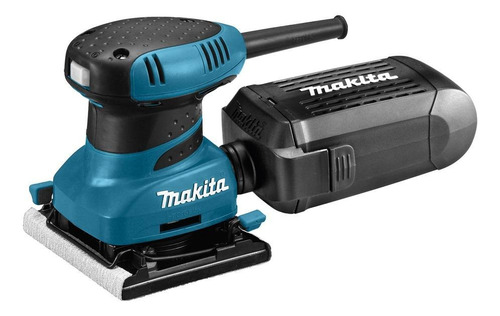 Lijadora  profesional  orbital Makita BO4556 con sistema velcro  turquesa 200W 120V