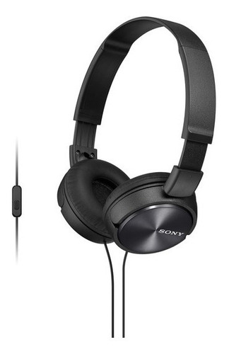 Auriculares Con Microfono 3.5 Mm Sony Plegables Mdr-zx310ap Color Negro