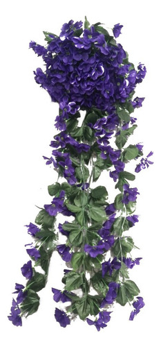 Flores Colgantes En Forma De Y, Flores Violetas Artificiales