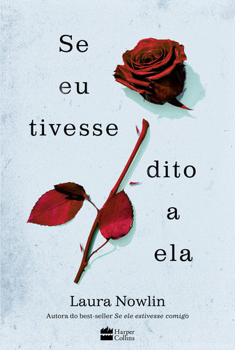 Livro Se Eu Tivesse Dito A Ela De Laura Nowlin edição 1 capa Mole 2024 Em Português Editorial Harpercollins Brasil