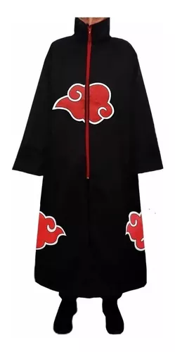 Capa Manto Akatsuki Barato Infantil Itachi Cosplay Nuvem Vermelha :  : Moda