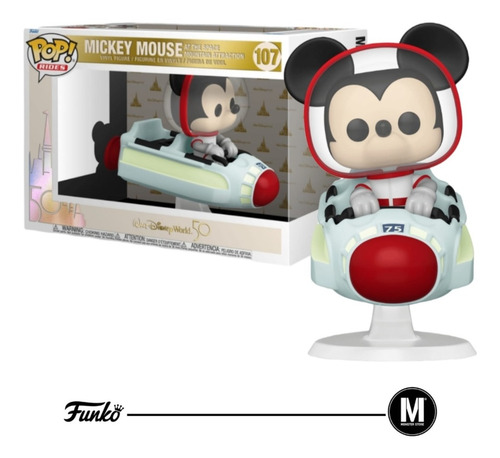 Funko Pop Mickey Mouse At The Space Mountain Attraction #107