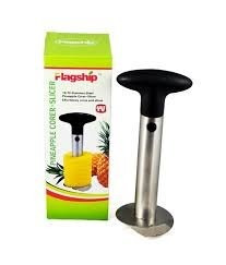 Nuevo Inoxidable Piña Pelador Rebanador Corer Cortador