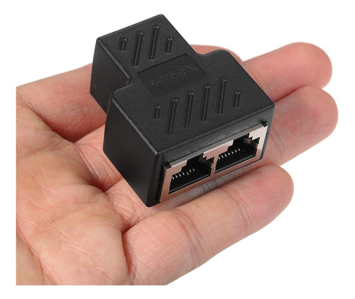 Rj45 Adaptador Divisor Conector 1 Para 2 Portas Femininas Pa