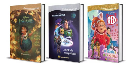 Red - Encanto - Lightyear X 3 - Disney Pixar - Gato Hojalata
