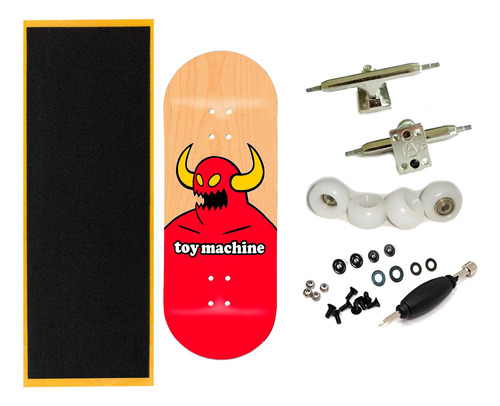 Fingerboard Profesional Con Gráfico Real Wear Serie Skate 2 Toy4 C/r Estándar Blanco