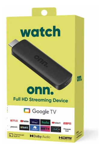 Onn Tv Stick Full Hd Con Google Tv