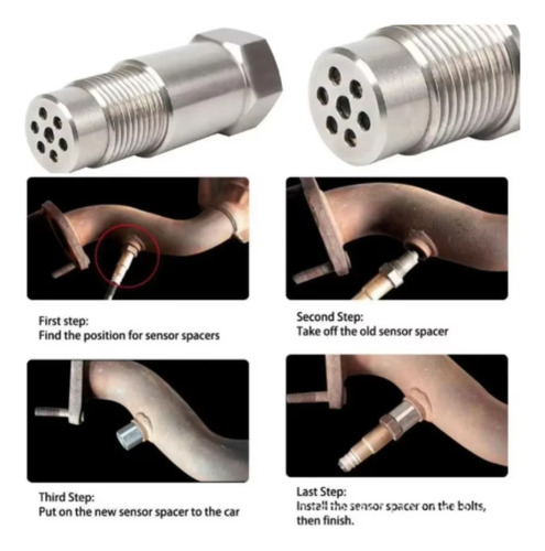 Adaptador Espaciador Extensor Sensor Oxígeno Coche M18x1.5