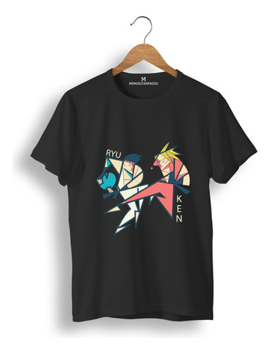 Remera: Ryu Vs Ken Art  Memoestampados