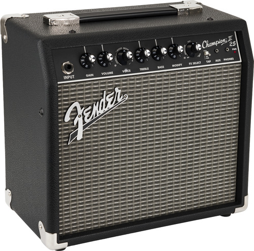 Amplificador De Guitarra Fender Chapion Ii 25 Color Negro Negro