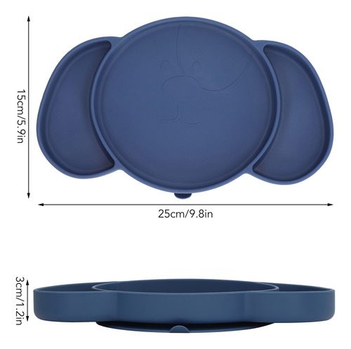 Plato De Silicona Plegable Para Niños