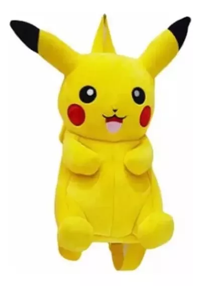 Increible Super Peluche Anime Mochila Pokemon Pikachu Eevee