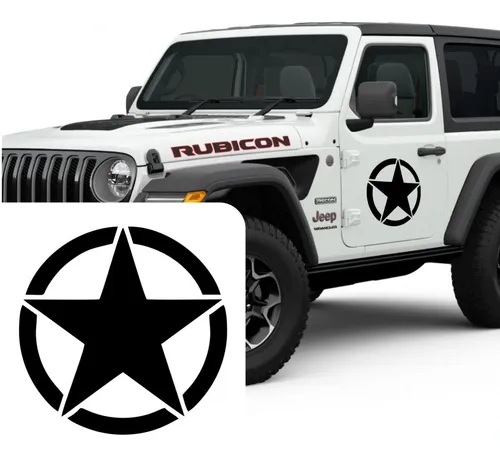 comprar Calcomanía Sticker Auto Carro Estrella 30x30 Cm