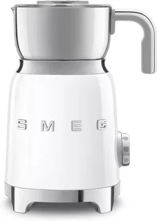 Smeg Mff01wheu Espumador De Leche, 600 W, Aluminio, Blanco