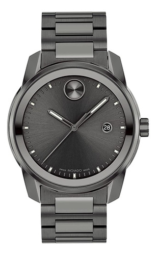 Reloj De Cuarzo Suizo Movado Bold Verso Para Hombre Con Corr