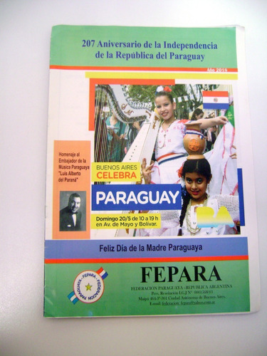 Programa Buenos Aires Celebra Paraguay 2018 Fepara Boedo
