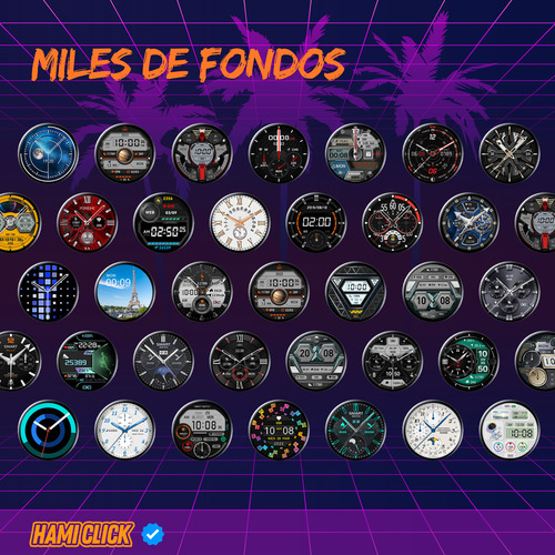 Reloj Smartwatch Unisex Fondo De Pantalla Personalizado
