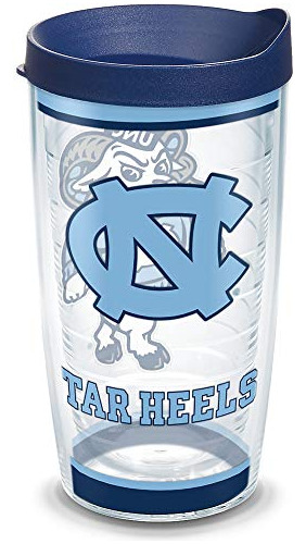 University Of North Carolina Tar Heels - Vaso Aislado De Dob