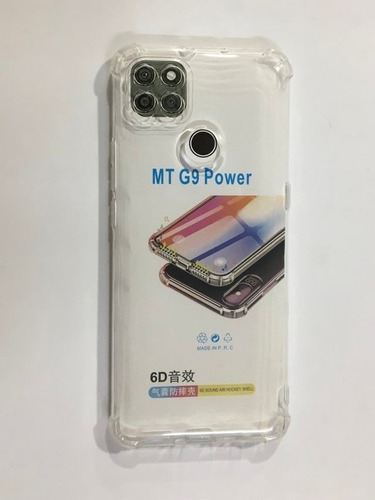 Funda Transparente Reforzada Compatible Con Moto G9 Power 