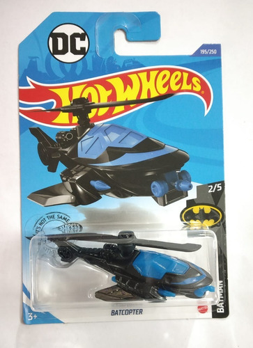 Hot Wheels Escala 1:64 #195 Dc Batcopter Batman ( 2/5 )