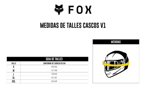 Imagen 6 de 6 de Casco Motocross Fox - V1 Lux - #28001 - Rojo -