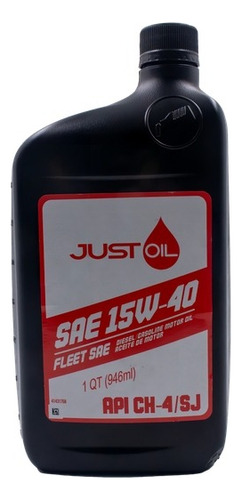 Aceite De Motor Mineral Ch-4sl 15w40 4gl