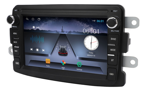 Rádio De Carro Com Tela De Toque Estéreo De 7 Polegadas Para