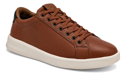 Tenis Sneaker Caballero Quirelli 702901 Camel 5-9 121-447 T2