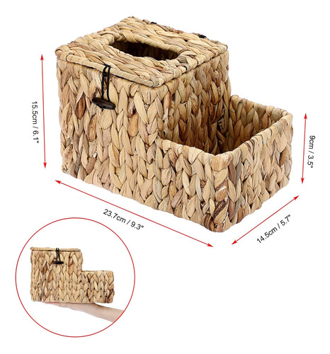 Sumnacon Cubierta Cuadrada Para Caja De Pañuelos, Cubo Decor