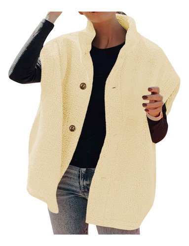 Chaqueta Para Mujer, Abrigos De Moda De Invierno Con Botones