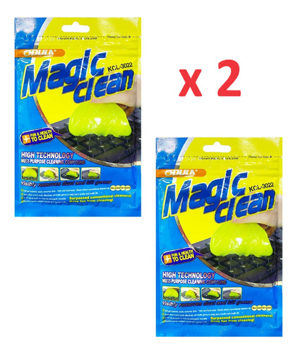 2 X Gel Limpieza Para Superficies Removedor Polvo 80g Slime