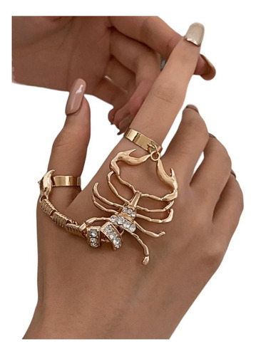 Anillo Pulsera Estilo Escorpión Ajustable 