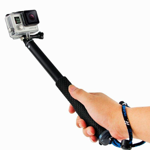 Imagem 1 de 7 de Bastao Extensivo Selfie De 28 A 92cm Para Gopro Xtrax Sjcam