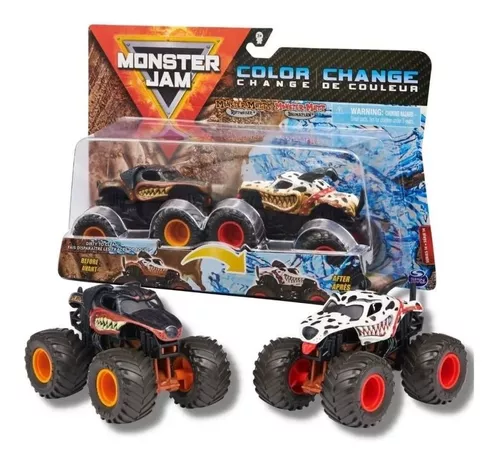 Compre Carrinho Monster Jam - Escala 1:64 - Dalmatian Branco aqui