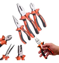 Comprar Kit Jogo Alicates De Corte Universal Bico Meia Cana Diagonal