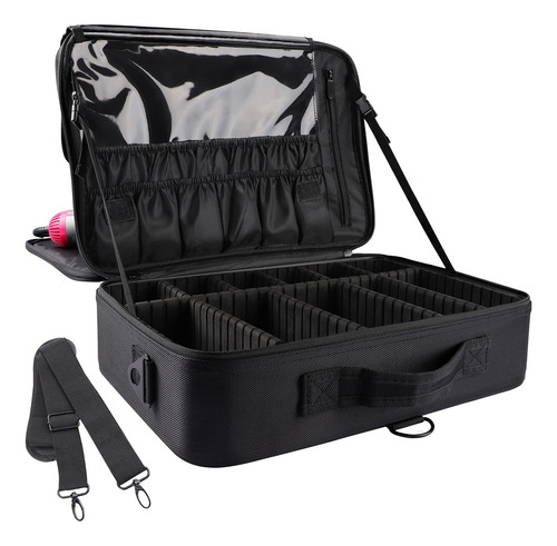 Estuche De Maquillaje De Viaje Jourmon Negro Puro Color